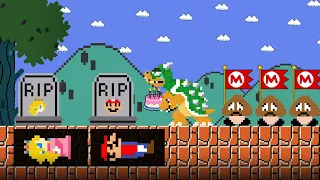 Bowser R.I.P Mario & Peach in Maze Mayhem
