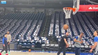 LUKA DONCIC, KYRIE & MAVERICKS TODAYS POST PRACTICE SHOOTAROUND AHEAD OF TONIGHTS GAME 3 VS T.WOLVES