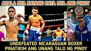 Undefeated Nicaraguan Boxer Akala Nya Kayang Kaya Nya Ang Pinoy