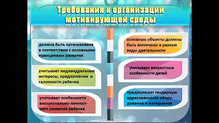 "Мотивирующая среда как система условий развития личности детей дошкольного возраста"