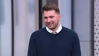 Luka Doncic joins the Inside the NBA studio | January 25, 2024