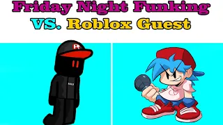 VS ROBLOX Guest FULL WEEK +Cutscenes - Friday Night Funkin'