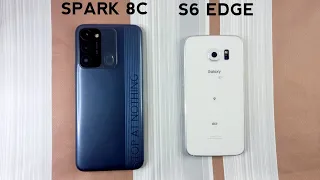 Tecno Spark 8C Vs Samsung S6 Edge | SPEED TEST