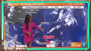 Tracking the Tropics: Tropical Storm Philippe impacts some Caribbean islands | 5 a.m. Tuesday