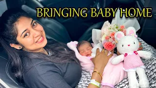 👼 Bringing newborn baby home from hospital 👨‍👩‍👧  / welcome to the family our little princess  🧚‍♀️