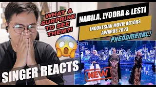 Nabila Taqiyyah X Lesti Kejora X Lyodra | INDONESIAN MOVIE ACTORS AWARDS 2023  | REACTION