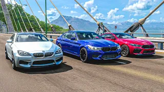 BMW M8 Competition vs BMW M5 (F90) vs BMW M6 | Forza Horizon 5