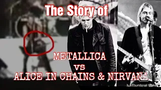 Metallica not funny jokes about Layne Staley/Kurt Cobain (and they get karma)