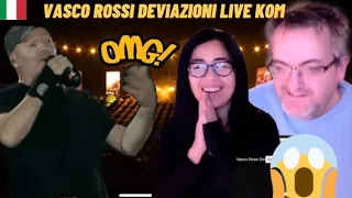 Vasco Rossi Deviazioni Live Kom - 🇩🇰NielsensTV REACTION😱
