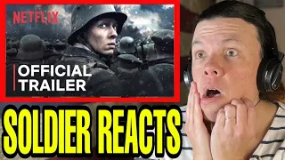 All Quiet on the Western Front (2022) Trailer (US Soldier Reacts)