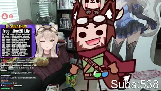 2D Lily Subathon - Sixth goal: Scuffed v-tuber 2D model