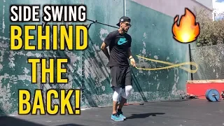 SUPER SLICK JUMP ROPE TRICK!! // BEHIND THE BACK SIDE-SWINGS by Rush Athletics