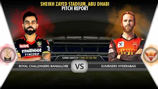 Sheikh Zayed Stadium Abu Dhabi Pitch Report | IPL 2021 Match 52nd RCB vs SRH Preview Playing11 Dream