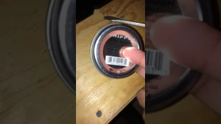 How to open a can of shoe polish.