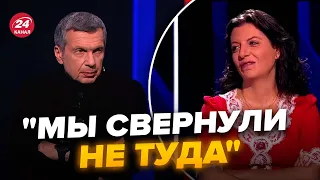 💥Симоньян підняла тривогу в ефірі. Шоу пішло не за планом @RomanTsymbaliuk