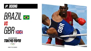 GBR vs BRAZIL | Men's Light Heavy Boxing - QF Highlights | Olympic Games - Tokyo 2020