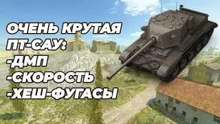 Charioteer - ОЧЕНЬ ИНТЕРЕСНАЯ ПТ-САУ на 8 УРОВНЕ || ДМП, ХЕШ-ФУГАСЫ, СКОРОСТЬ | World Of Tanks Blitz