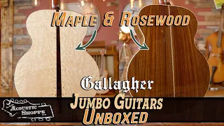 Gallagher Birdseye Maple & Rosewood Jumbo Guitars | Acoustic Jumbo Guitar Review