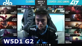 Cloud 9 vs CLG | Week 5 Day 1 S10 LCS Spring 2020 | C9 vs CLG W5D1