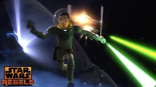 Star Wars Rebels: Ezra & Sabine Destroys the Imperial Interdictor