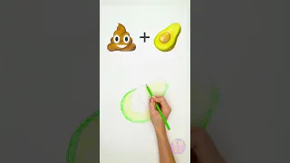 What happens if we combine two emoji? || AMAZING DRAWING TRICKS BY SMOL #shorts #SMOL