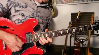 Blues jam - With Marshall JVM205c and Gibson 335