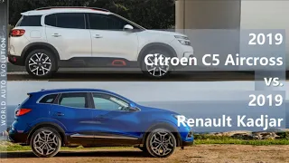 2019 Citroen C5 Aircross vs 2019 Renault Kadjar (technical comparison)