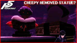 Creepy removed Kamoshida Statue - Persona 5