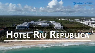 Hotel Riu Republica - Punta Cana, Dominican Republic 🇩🇴 | 4K drone orbit