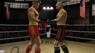 Rocky legends (PS2) Ivan Drago vs Dalan Hattori (Career Ivan Drago)