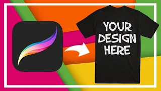 How To Use Procreate & iPad To Make T-Shirt Designs!