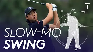 Min Woo Lee's golf swing in Slow Motion