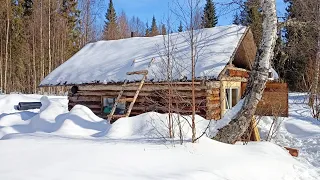 ГЛАВНОЕ СПАСТИ ОКНО ОТ МЕДВЕДЯ / С НОЧЁВКОЙ В ИЗБУШКУ / ЗАВОЖУ СТАВЕНЬ НА НОВЫЙ СТЕКЛОПАКЕТ. ЧАСТЬ 1