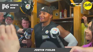 Steelers OTAs: Justin Fields praises Mike Tomlin's leadership, plans to push Russell Wilson