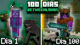 SOBREVIVI 100 DIAS EM UM MUNDO CORROMPIDO NO MINECRAFT - BETWEENLANDS O FILME