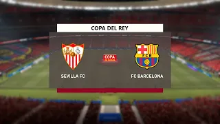 ⚽ Sevilla vs Barcelona ⚽ | Copa Del Rey (10/02/2021) | Fifa 21