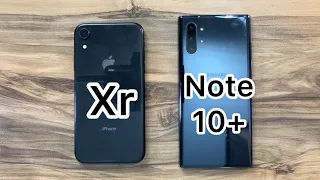 Samsung Galaxy Note 10+ vs iPhone Xr