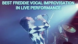 Best Freddie Mercury Live Vocal Improvisation - (Compilation)