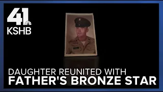 Daughter of Missouri veteran reunited with father's Bronze Star decades after Vietnam War