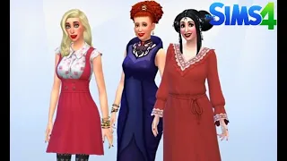 creating the sanderson sisters in the sims 4