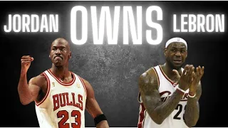 Jordan OWNS LeBron...A Complete Playoff DESTRUCTION