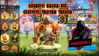 TAKEDA ASLA AĞIR YARALI VERMEZ  KADERİN EFENDİSİNİ UNUTUN | Rise of Kingdoms