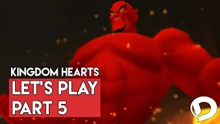 Kingdom Hearts Final Mix (PS4) Let's Play Part 5 - Olympus Coliseum, Agrabah, and Jafar Boss Fight!