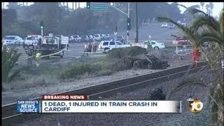1 dead, 1 injured after Amtrak train collides with tow truck in Cardiff