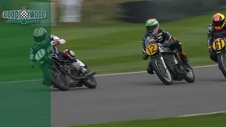 Troy Corser destroys the field on 89-year-old bike