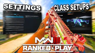 the *NEW* BEST PRO CLASSES and CONTROLLER SETTINGS for RANKED PLAY! 👑 (MW3 Best CLASSES & SETTINGS)