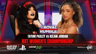 WR3D Royal Rumble: Tatum Paxley vs. Kelani Jordan (NXT Women's Championship Match)