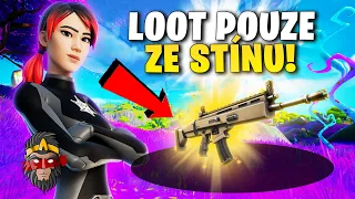 *CHALLENGE* LOOT POUZE ZE STÍNU VE FORTNITE!