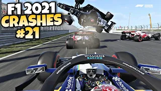 F1 2021 CRASHES #21