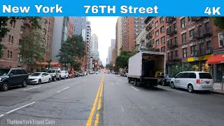 【4K】New York City | Walking tour Upper East Side | 76th Street | Manhattan | 2021